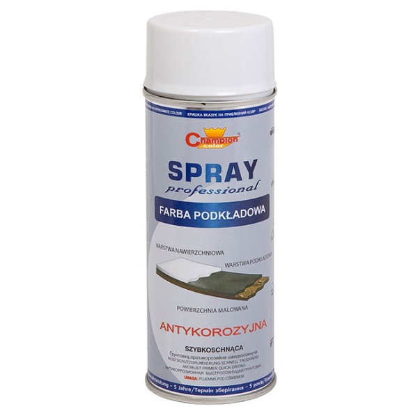 Spray Grund Primer Champion Color Alb Lucios 9003 400ML TCT-4884